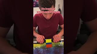 New Rubik’s Cube World Record🤣 [upl. by Inga]