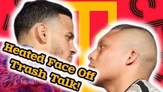 ROLLY ROMERO VS ISSAC CRUZ INTENSE FACEOFF SUS MOMENTS AND TRASH TALK [upl. by Aubreir]