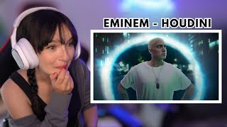 Eminem  Houdini Official Music Video  First Time Reaction [upl. by Anilys]