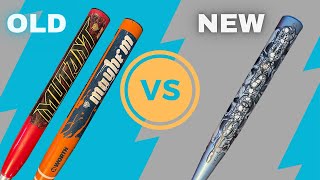 COMPARISON–Old tech bats vs newer tech Worth Mayhem vs Worth Mutant vs Monsta Sinister [upl. by Hassi177]