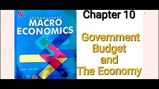 Macroeconomics class 12 Government Budget and The Economy part 1 macroeconomics economics [upl. by Eirtemed]