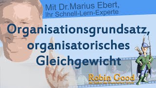 Organisationsgrundsatz organisatorisches Gleichgewicht [upl. by Lalat108]