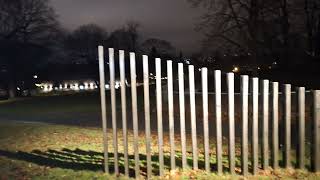 Walking tour to Tøyen Park and Tøyen badet Oslo at night [upl. by Valentina662]