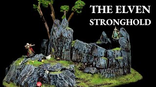 Building a MAGICAL Elven Stronghold Diorama for DampD  Wargaming [upl. by Khajeh388]