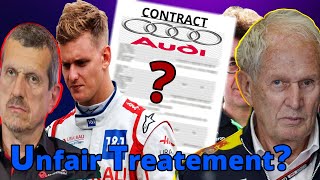 Helmut Marko Mick Schumacher’s Unfair Treatment by Netflix Star Günther Steiner  Audi’s Next Move [upl. by Araec]