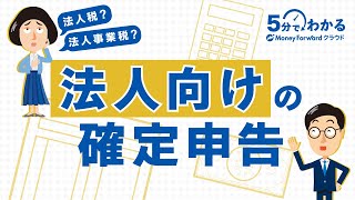 【法人向けの確定申告】手続きの流れ・税金の計算方法をわかりやすく解説！ [upl. by Enilada]