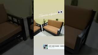 Hermoso juego de sala tapiceria carpinteria sofa aprendiendoencasa [upl. by Cher]