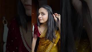 Quick saree hairstyle Saree sareehairstyle saree hairstyle quick easy [upl. by Alyse]