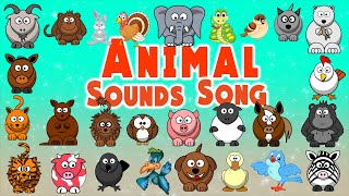 Animal Sounds Song  Animal Sounds for Babies  LittleKidsTV [upl. by Swithbert609]