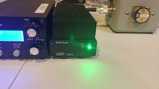 QRP LABS 50W Amp Test [upl. by Ahtabat]