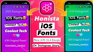 How to Get iOS Fonts in Honista v91  iOS 164 Emojis on Honista  iPhone Fonts For Honista v91 [upl. by Reddy761]