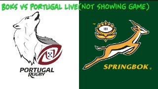 Springboks vs Portugal not showing game [upl. by Allesiram842]