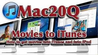 How to add movies to iTunes [upl. by Esertal713]