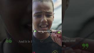 TOUCHING Quran Recitation by Street Boy in Yemen shorts [upl. by Yvette]