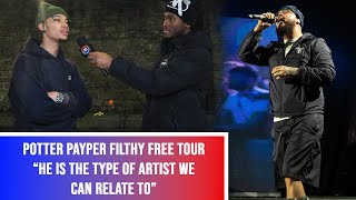 POTTER PAYPER  FILTHY FREE THE TOUR  INTERVIEW WITH DARNELL VLOGS [upl. by Eibrab188]