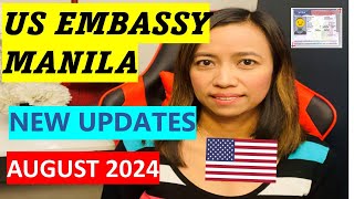 NEW UPDATES AT US EMBASSY MANILA PHILIPPINES VISA OPERATIONS [upl. by Eisdnyl451]