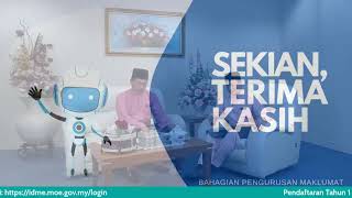 Pendaftaran Kemasukan Kanak Kanak Ke Tahun 1 Kalendar Akademik Sesi 20242025 [upl. by Aneer967]