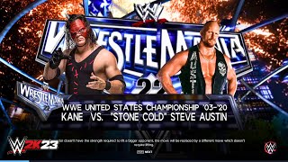 The Big Red Monster Kane vs quotStone Coldquot Steve Austin at WewstleMania 22 [upl. by Anele]