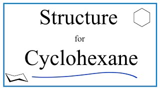 Structural Formula for Cyclohexane and molecular formula [upl. by Aidua]