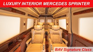 Luxury Interior Mercedes Sprinter  BAV Signature Class [upl. by Krenn]