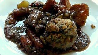 BEEF CASSEROLE with DUMPLINGS How to Make recipe [upl. by Chien]