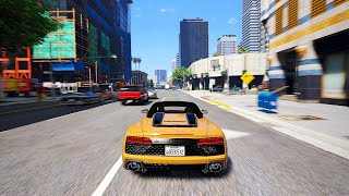 GTA V  AUDI R8 V10 ENGINE SOUND  LATEST VISUALV  RESHADE PRESET [upl. by Patsis]