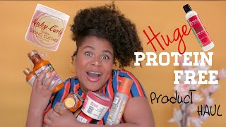 PROTEIN FREE PRODUCTS HAUL Natural hair products Mielle Organics Maui Moisture amp More [upl. by Fogel]