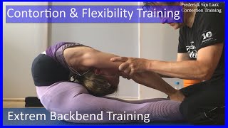 17 Frederick van Laak Contortion deep Backbend Training  Also for Yoga Pole Ballet Dance People [upl. by Etnomal200]