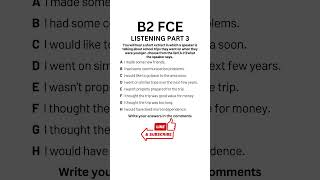 B2 First FCE Listening Practice Test 2024  Part 3 b2firstlisteningtests learningenglish fce [upl. by Colline466]