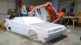 Building a full scale flying Delorean Part 1 Making the bodywork [upl. by Adnwahs]