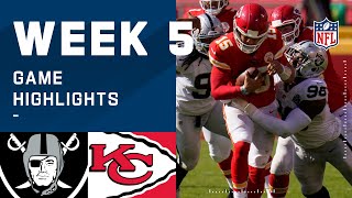 Raiders vs Chiefs Week 5 Highlights  NFL 2020 [upl. by Avie503]