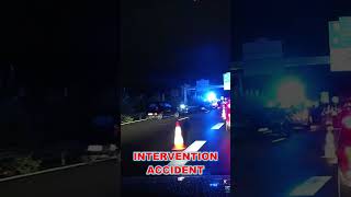 DIR et POMPIERS en INTERVENTION sur un ACCIDENT  VRU de Chambéry [upl. by Kirad]