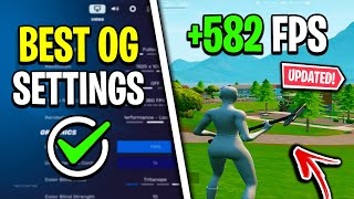 The Best OG Fortnite Settings  FPS Boost Colorblind Modes Stretched Res [upl. by Ecidnacal977]