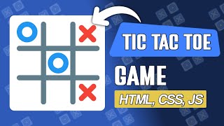 How To Make Tic Tac Toe Game In HTML CSS And JavaScript Project V2  Sky Code82 [upl. by Peer]