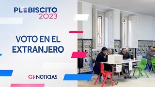 ALLAMAND FUE EN ESPAÑA Chilenos ya comenzaron a votar en el extranjero  Plebiscito 2023 [upl. by Ringe765]