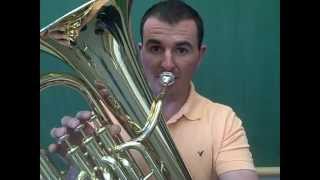 Baritone Horn  Playing The First Five Notes [upl. by Rhine]