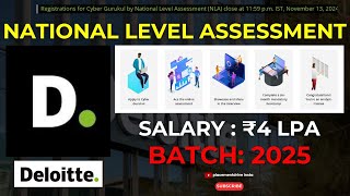 Deloitte NLA 2025 Join the Cyber Security Bootcamp for BTechMTechMCA Graduates – Apply Now [upl. by Lalla810]