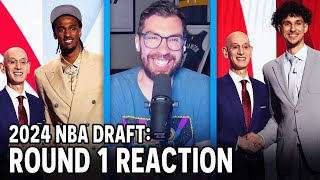 NBA Draft FirstRound Reactions With Tate Frazier and J Kyle Mann NBA Draft Show  Ringer NBA [upl. by Grania741]