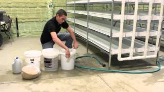 Hydroponic Fodder Seed Soaking  CropKing Inc [upl. by Hutchings]