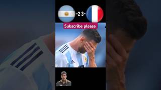 Argentina vs France epic match short🥶🥵football argentina france messi mbappe [upl. by Inanaup]