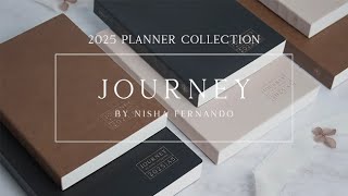 2025 JOURNEY PLANNER COLLECTION I B6A5 I By Nisha Fernando Designs journeyplanner planner [upl. by Dijam]