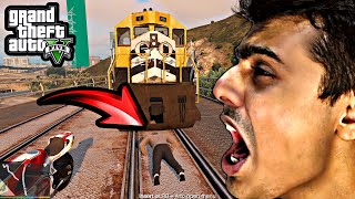 GTA 5 Doing Pushups At Railway Track [upl. by Eanrahs]