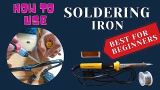 How to use soldering iron beginnersSoldering iron unboxing and reviewFirst time Soldering iron use [upl. by Ahsina]