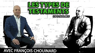 LES TYPES DE TESTAMENTS [upl. by Bridwell59]