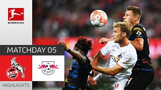 1 FC Köln  RB Leipzig 11  Highlights  Matchday 5 – Bundesliga 202122 [upl. by Erminie827]