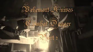 Vehement Knives Combat Dagger Build Part 2 [upl. by Aerol694]