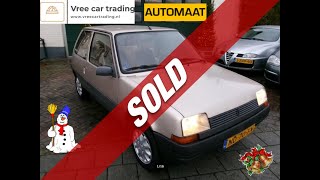 SOLD Renault 5 14 COSMOPOLITAN AUT BJ1985  Vree Car Trading occasions hengelo gld  ©Henny Wissink [upl. by Ruphina]