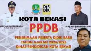 SOSIALISASI PPDB ONLINE SMPN KOTA BEKASI [upl. by Watson]