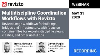 Multidiscipline Coordination Workflows with Revizto Mar 31 2020 [upl. by Ahgiel]