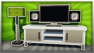 ✔️ Create an ENTERTAINMENT SYSTEM in Minecraft Furntiure Friday [upl. by Ytinirt]